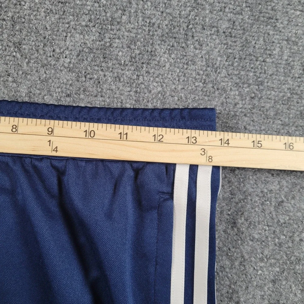 Adidas Soccer Pants Youth‎ Large Slim Tapered Football Futbol Blue Zip Legs NEW